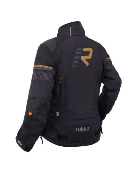 Chaqueta Rukka Armatou-R Mujer | Negro y dorado
