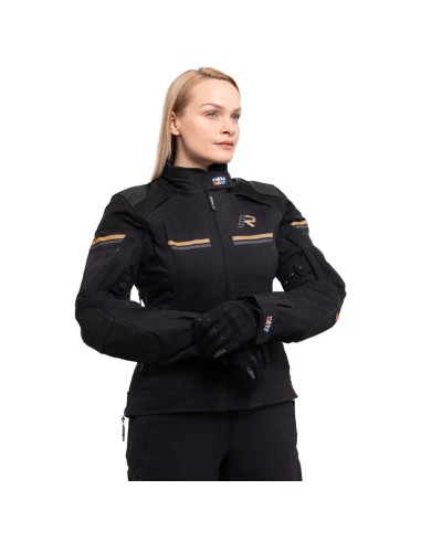 Chaqueta Rukka Armatou-R Mujer | Negro y dorado