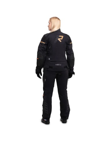 Chaqueta Rukka Armatou-R Mujer | Negro y dorado