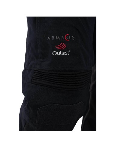 Pantalón Rukka Shield-R Tallaje Largo | Negro y negro