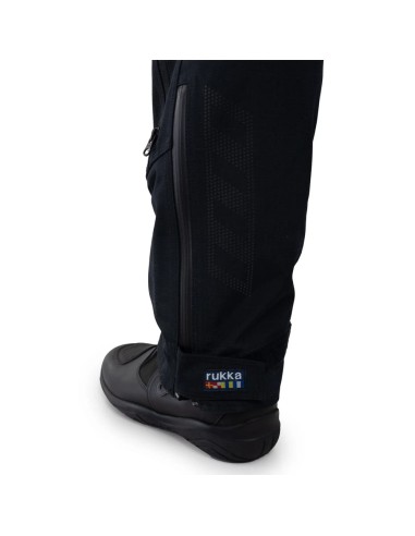 Pantalón Rukka Shield-R Tallaje Largo | Negro y negro