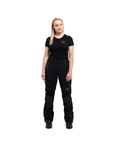 Pantalón Rukka Armatou-R Mujer Tallaje Largo | Negro y negro