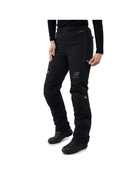 Pantalón Rukka Comforina Tallaje Largo | Negro y negro