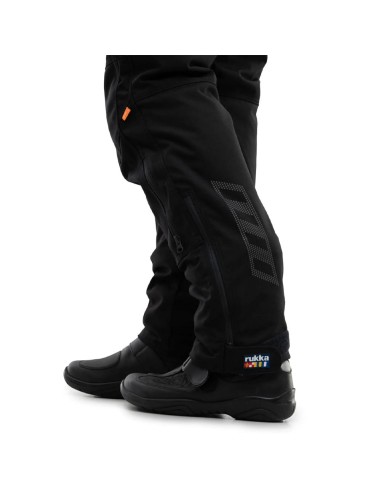 Pantalón Rukka 4Roads Tallaje Largo | Negro y negro