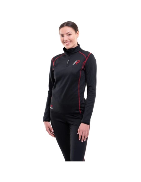 Chaqueta térmica Rukka Kimb-R | Negro y rojo