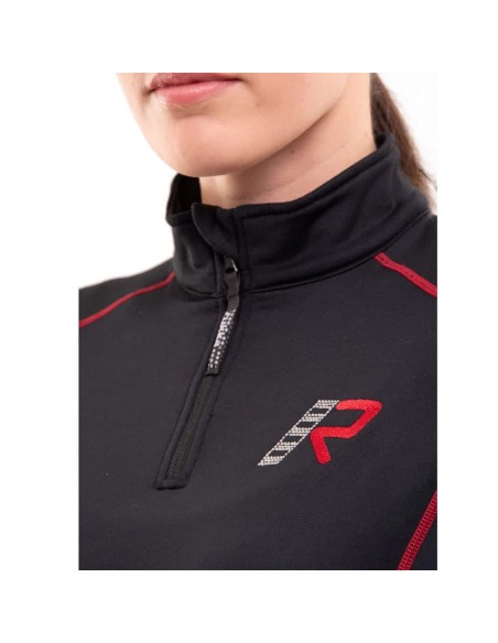 Chaqueta térmica Rukka Kimb-R | Negro y rojo