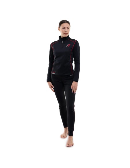 Pantalón térmico Rukka Kimb-R | Negro y rojo