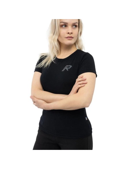 Camiseta Rukka Outlast Mujer Manga corta | Negro y gris