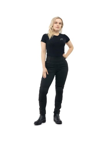 Camiseta Rukka Outlast Mujer Manga corta | Negro y gris
