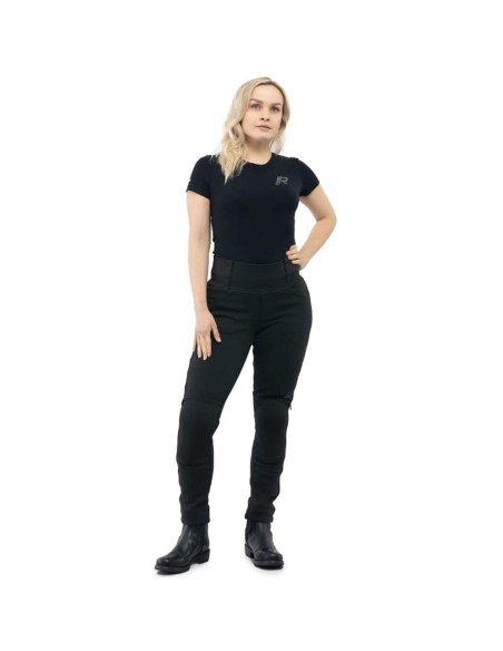 Camiseta Rukka Outlast Mujer Manga corta | Negro y gris