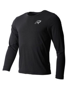 Camiseta Rukka Outlast LS | Negro y gris