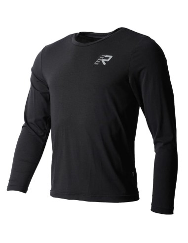Camiseta Rukka Outlast LS | Negro y gris