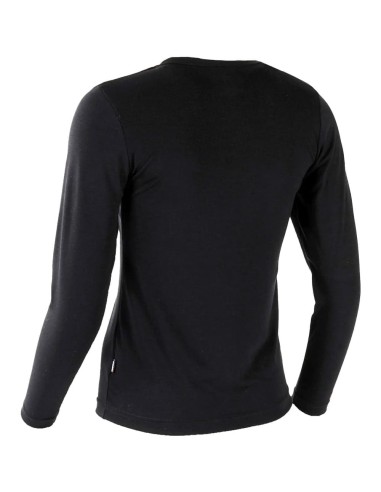 Camiseta Rukka Outlast LS Mujer | Negro y gris