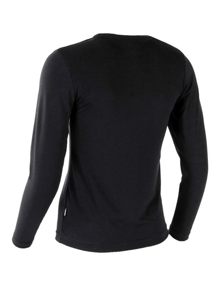 Camiseta Rukka Outlast LS Mujer | Negro y gris