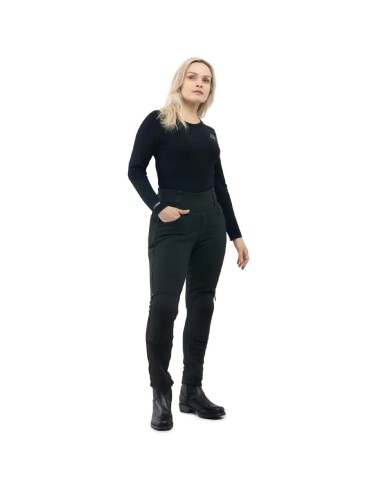 Camiseta Rukka Outlast LS Mujer | Negro y gris