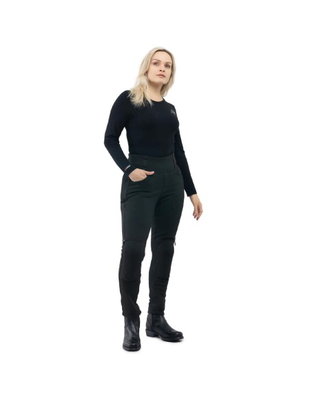 Camiseta Rukka Outlast LS Mujer | Negro y gris