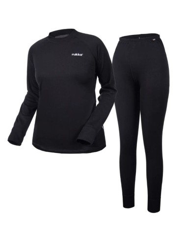 Conjunto Ropa Térmica Rukka Markerina | Negro y gris