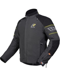 Chaqueta Rukka R-Ex 2.0 | Gris oscuro y amarillo fluor