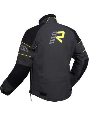 Chaqueta Rukka R-Ex 2.0 | Gris oscuro y amarillo fluor