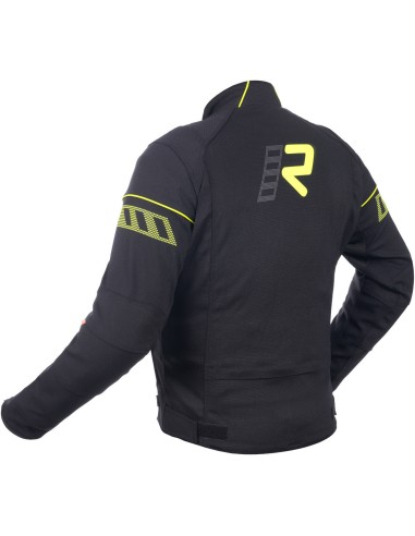 Chaqueta Rukka Airgobi 2.0 | Negro y amarillo fluor