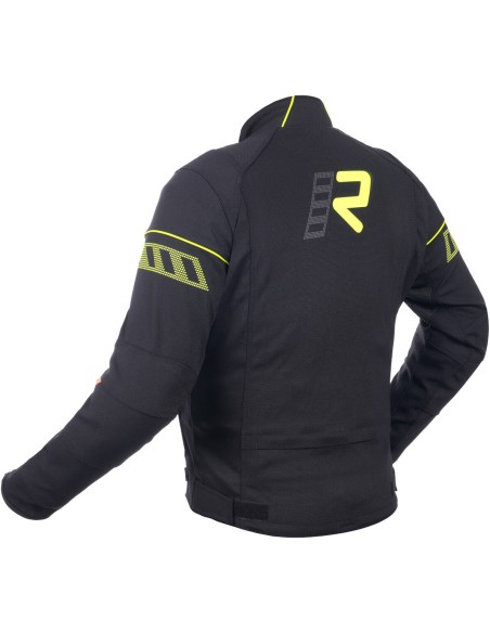 Chaqueta Rukka Airgobi 2.0 | Negro y amarillo fluor
