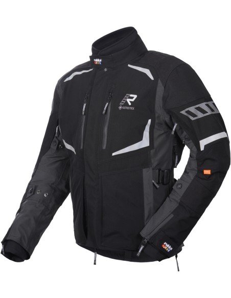 Chaqueta Rukka Ventu-R | Negro-gris-blanco