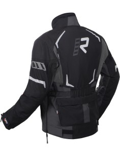 Chaqueta Rukka Ventu-R | Negro-gris-blanco 2