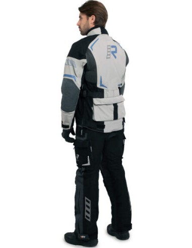 Chaqueta Rukka Ventu-R | Gris claro y azul