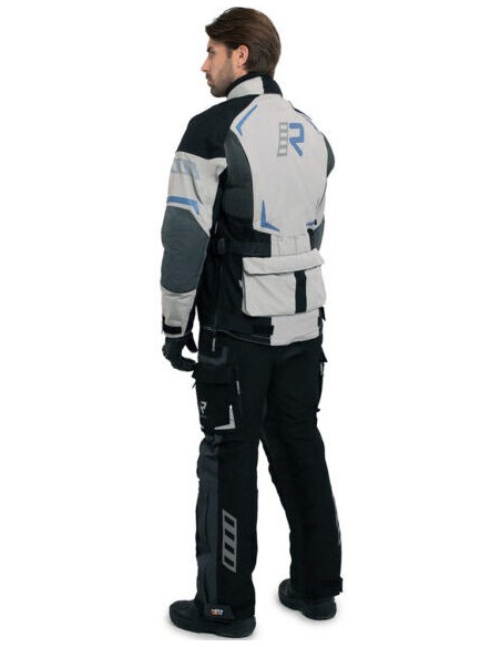 Chaqueta Rukka Ventu-R | Gris claro y azul