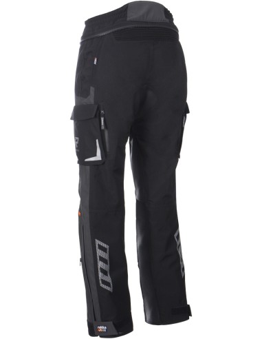 Pantalón Rukka Ventu-R Tallaje Corto | Negro-gris-blanco