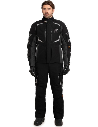 Pantalón Rukka Ventu-R | Negro-gris-blanco