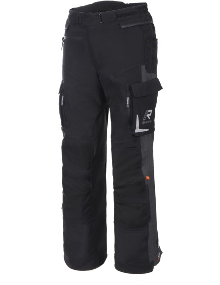Pantalón Rukka Ventu-R Tallaje Largo | Negro-gris-blanco
