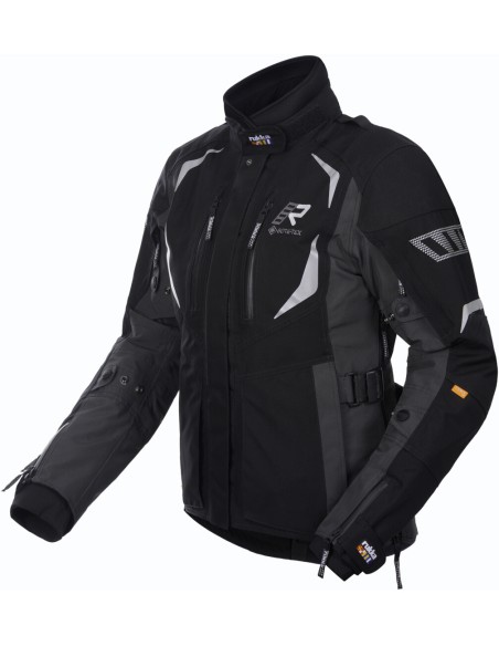 Chaqueta Rukka Venturina | Negro-gris-blanco