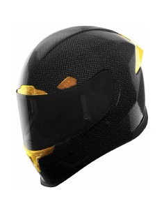 Capacete Icon Airframe Pro Carbon 4Tress | Preto e Amarelo