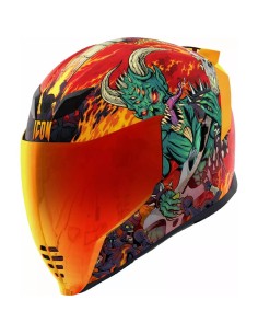 Capacete Icon Airflite Blegh MIPS | Laranja Fluorescente