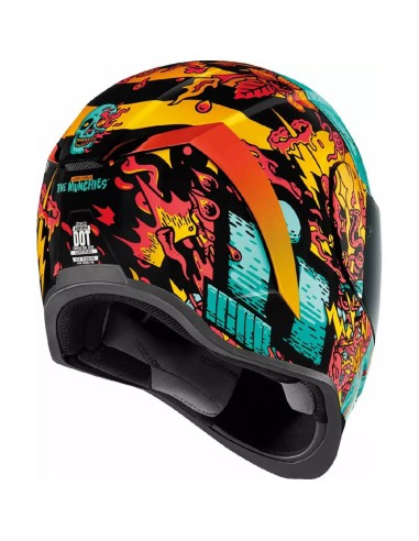 Capacete Icon Airform Munchies MIPS | azul e verde