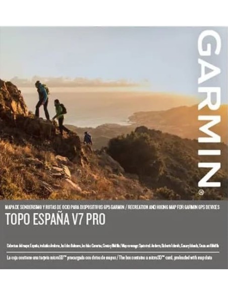 Tarjeta Micro SD Mapa Garmin Topo Spain V7 Pro
