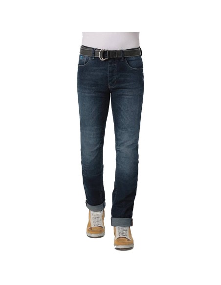 Pantalón Vaquero PMJ Cafe Racer | Azul