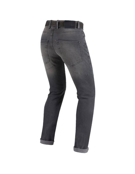 Pantalón Vaquero PMJ Cafe Racer | Gris