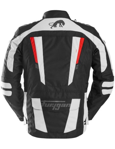 Chaqueta Furygan Apalaches Evo | Negro-perla-rojo