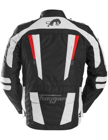 Chaqueta Furygan Apalaches Evo | Negro-perla-rojo