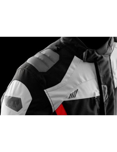 Chaqueta Furygan Apalaches Evo | Negro-perla-rojo
