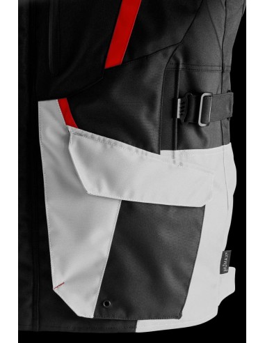 Chaqueta Furygan Apalaches Evo | Negro-perla-rojo