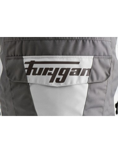 Chaqueta Furygan Apalaches Evo | Gris-perla-rojo