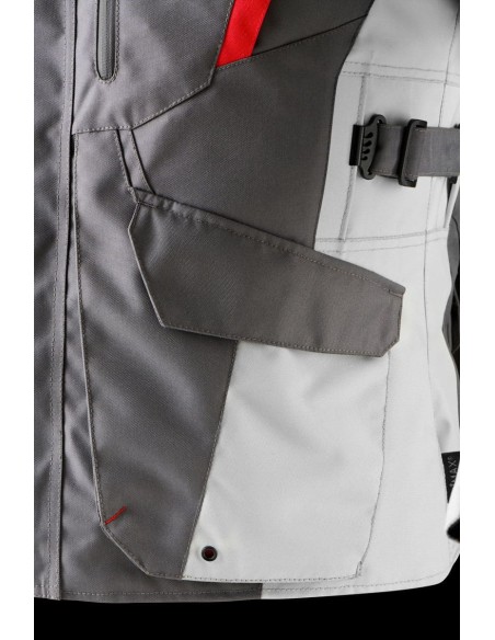 Chaqueta Furygan Apalaches Evo | Gris-perla-rojo