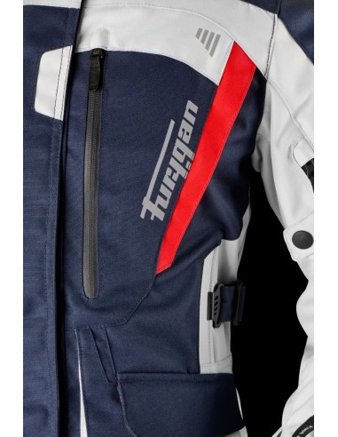 Chaqueta Furygan Apalaches Lady Evo | Azul-perla-rojo