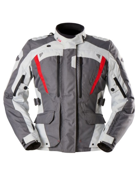 Chaqueta Furygan Apalaches Lady Evo | Gris-perla-rojo