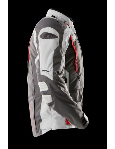 Chaqueta Furygan Apalaches Lady Evo | Gris-perla-rojo