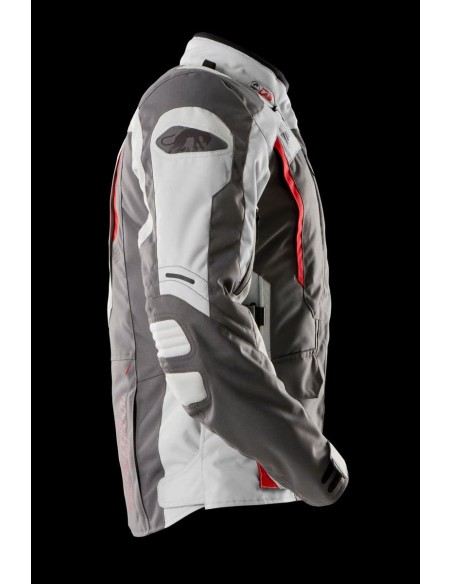 Chaqueta Furygan Apalaches Lady Evo | Gris-perla-rojo