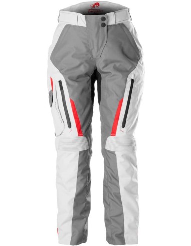 Pantalón Furygan Killington Lady | Gris-perla-rojo